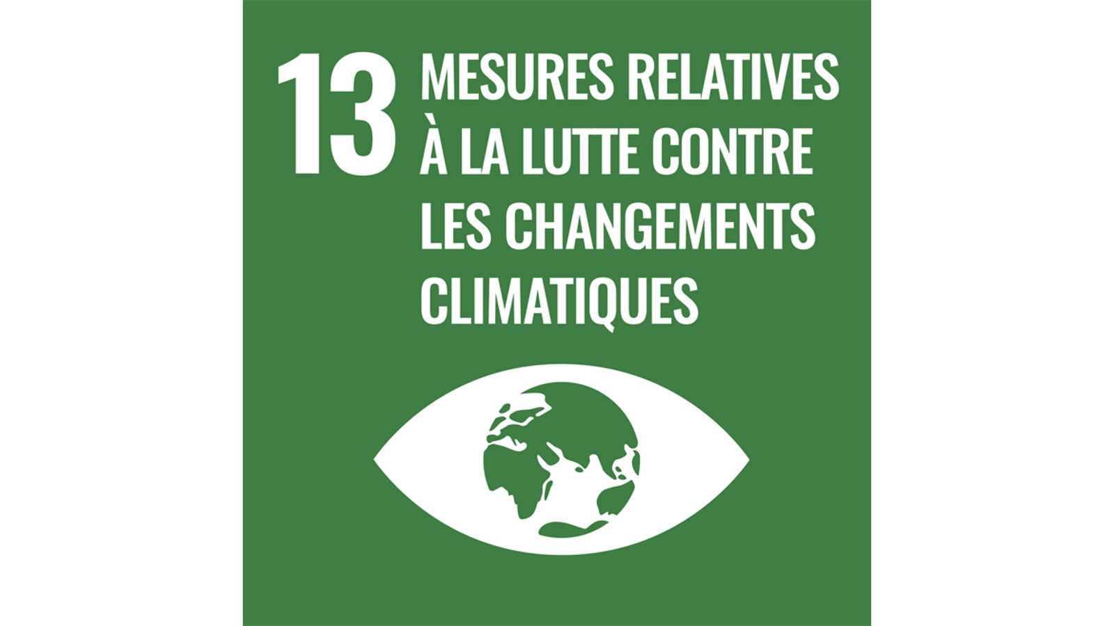 Objectif 13 des Nations unies « Mesures relatives à la lutte contre les changements climatiques » Objectif 13 des Nations unies « Mesures relatives à la lutte contre les changements climatiques »