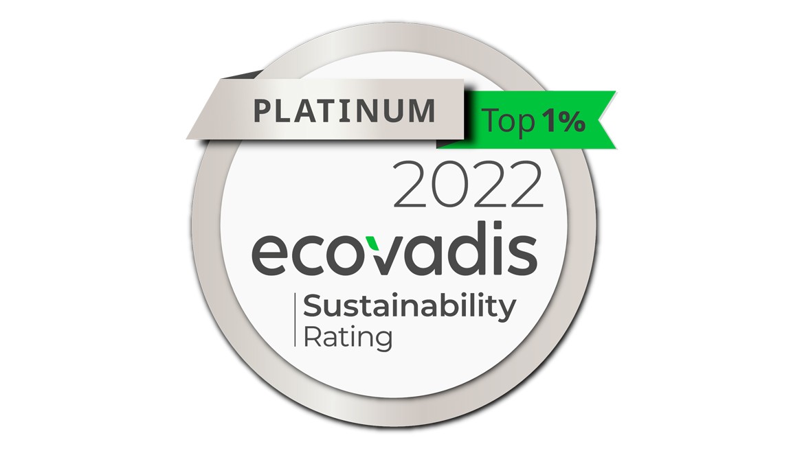 Geberit reçoit la médaille de platine EcoVadis 2022