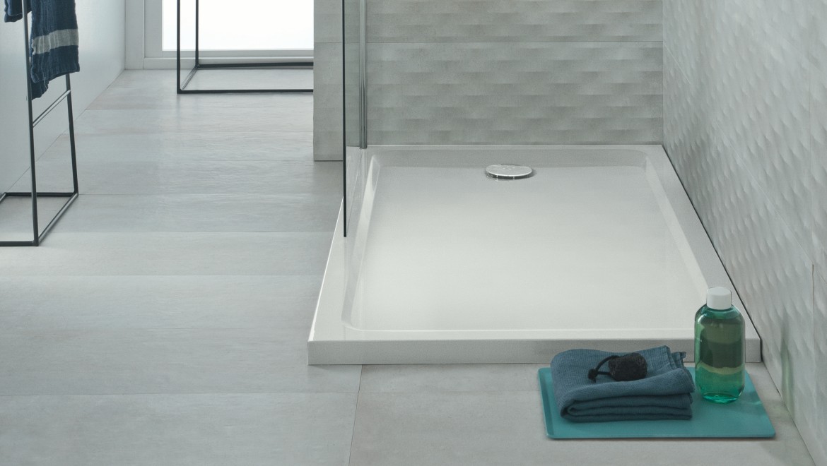 Receveur douche italienne antidérapant Geberit Melua Receveur douche italienne antidérapant Geberit Melua