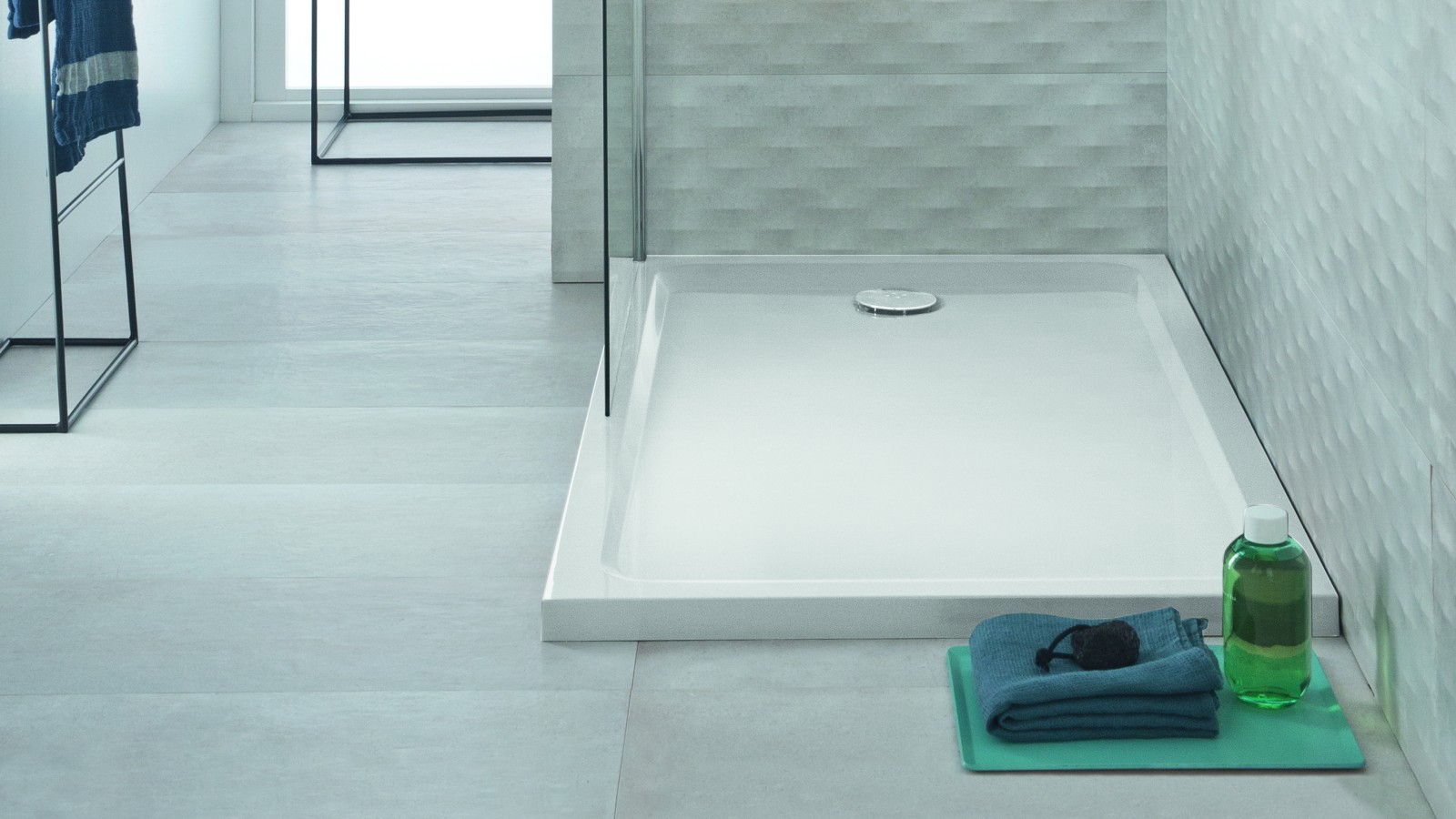 Receveur douche italienne antidérapant Geberit Melua Receveur douche italienne antidérapant Geberit Melua