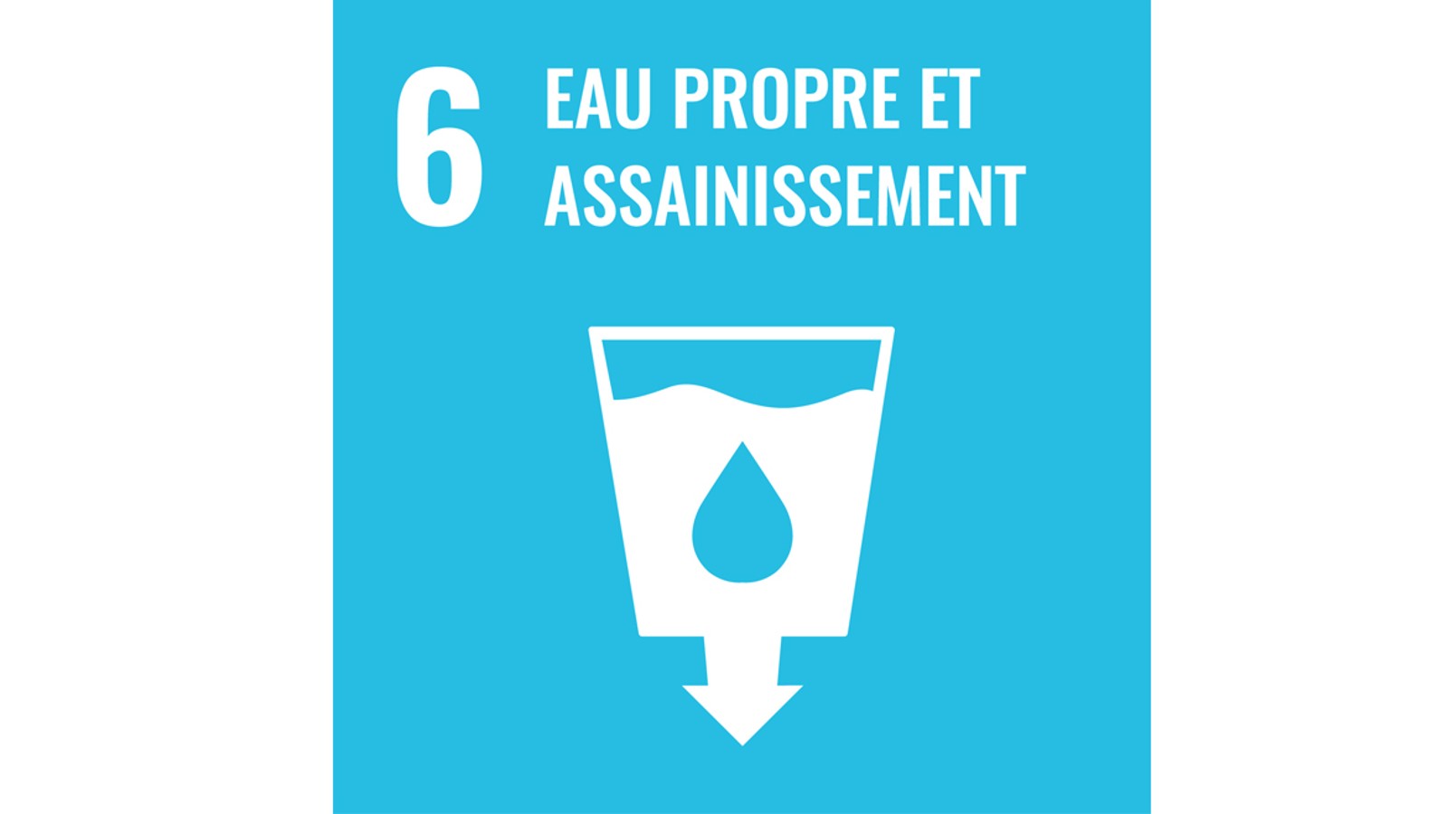 Objectif 6 des Nations unies « Eau propre et assainissement » Objectif 6 des Nations unies « Eau propre et assainissement »