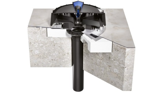 Naissance Geberit Pluvia pour étanchéité par membrane synthétique Naissance Geberit Pluvia pour étanchéité par membrane synthétique