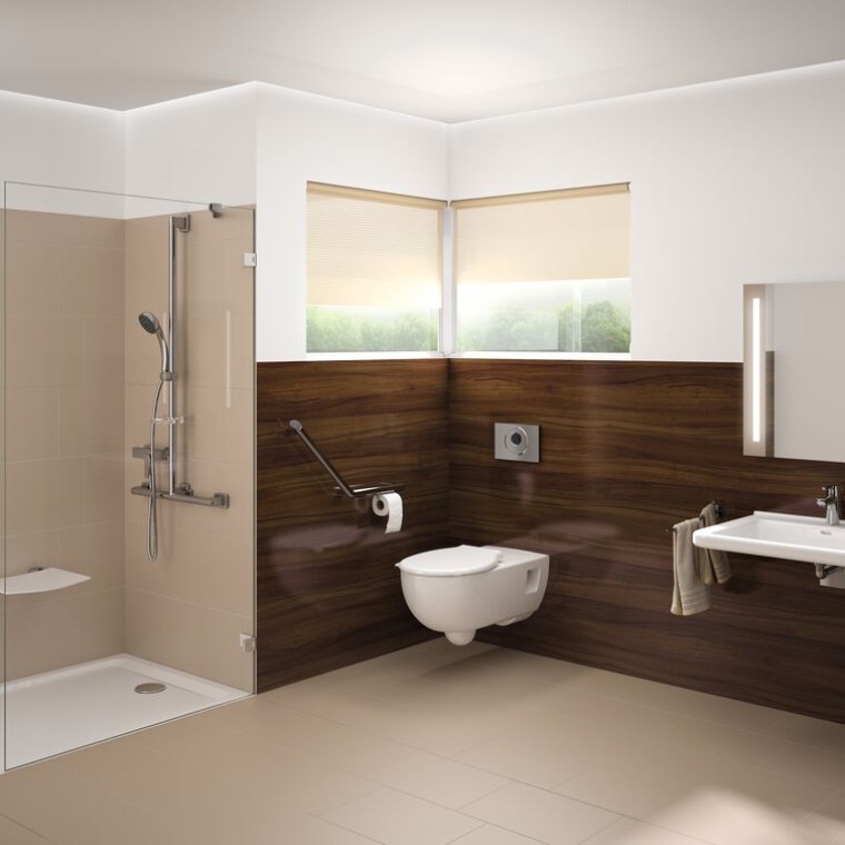 Receveur Geberit Renova, WC suspendu et lavabo Geberit Renova Comfort