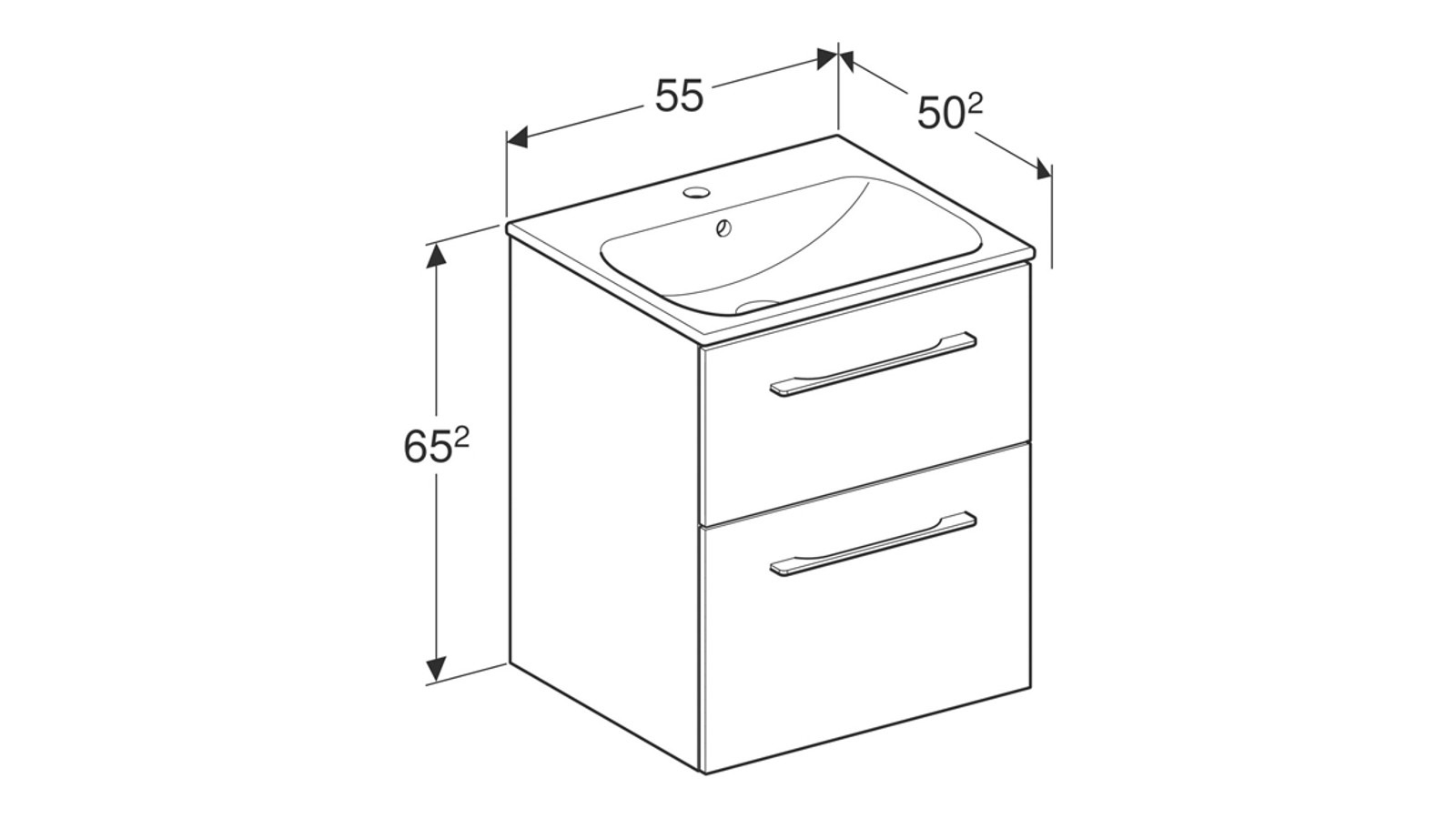 Composition de 55 cm