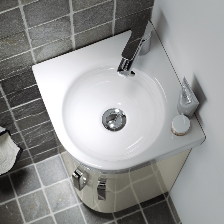 Lavabo d'angle Geberit Renova Compact Lavabo d'angle Geberit Renova Compact