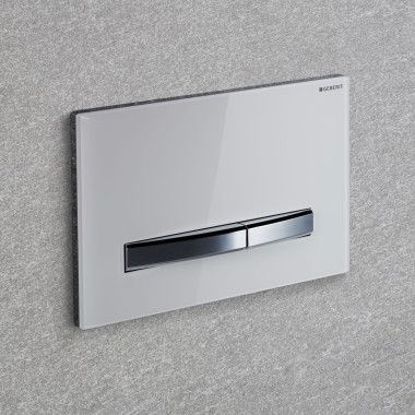Plaque de déclenchement Geberit Sigma50 blanche