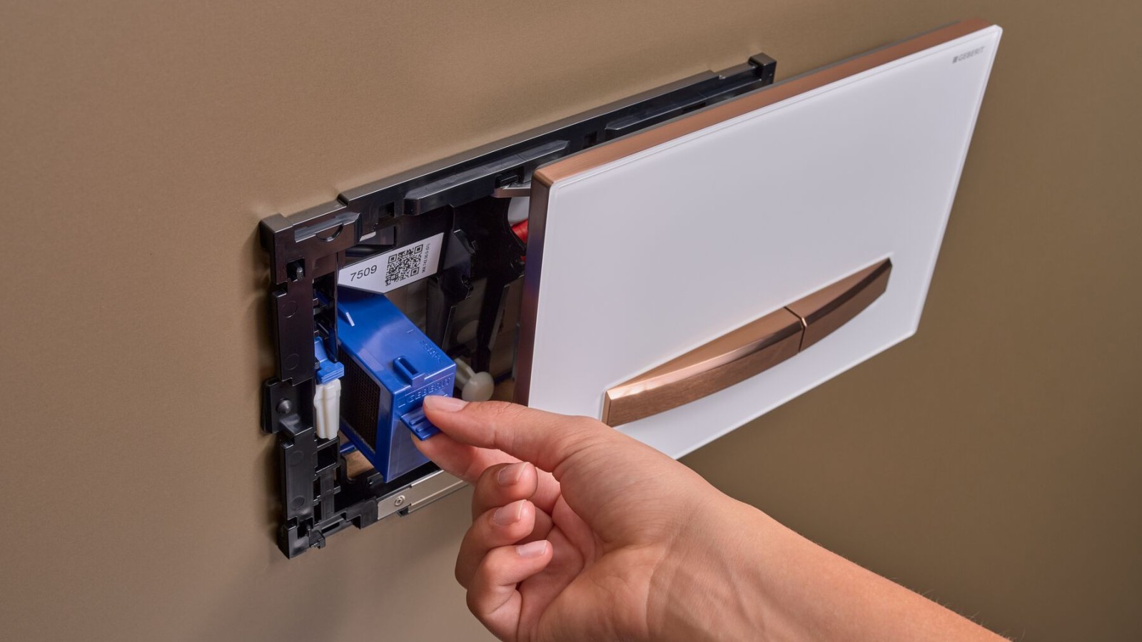 Plaque de déclenchement Geberit Sigma50 avec Geberit DuoFresh