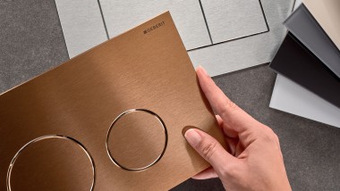 Geberit Sigma40 plaques de déclenchement en différentes surfaces et formes