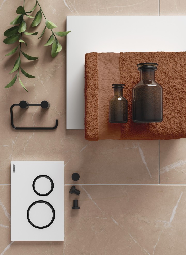 Tendance salle de bains 2025 : la couleur marron