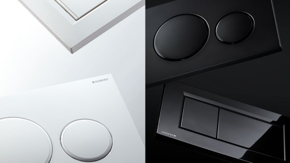 Plaques Geberit Sigma20 et Sigma30 blanc et noir Plaques Geberit Sigma20 et Sigma30 blanc et noir