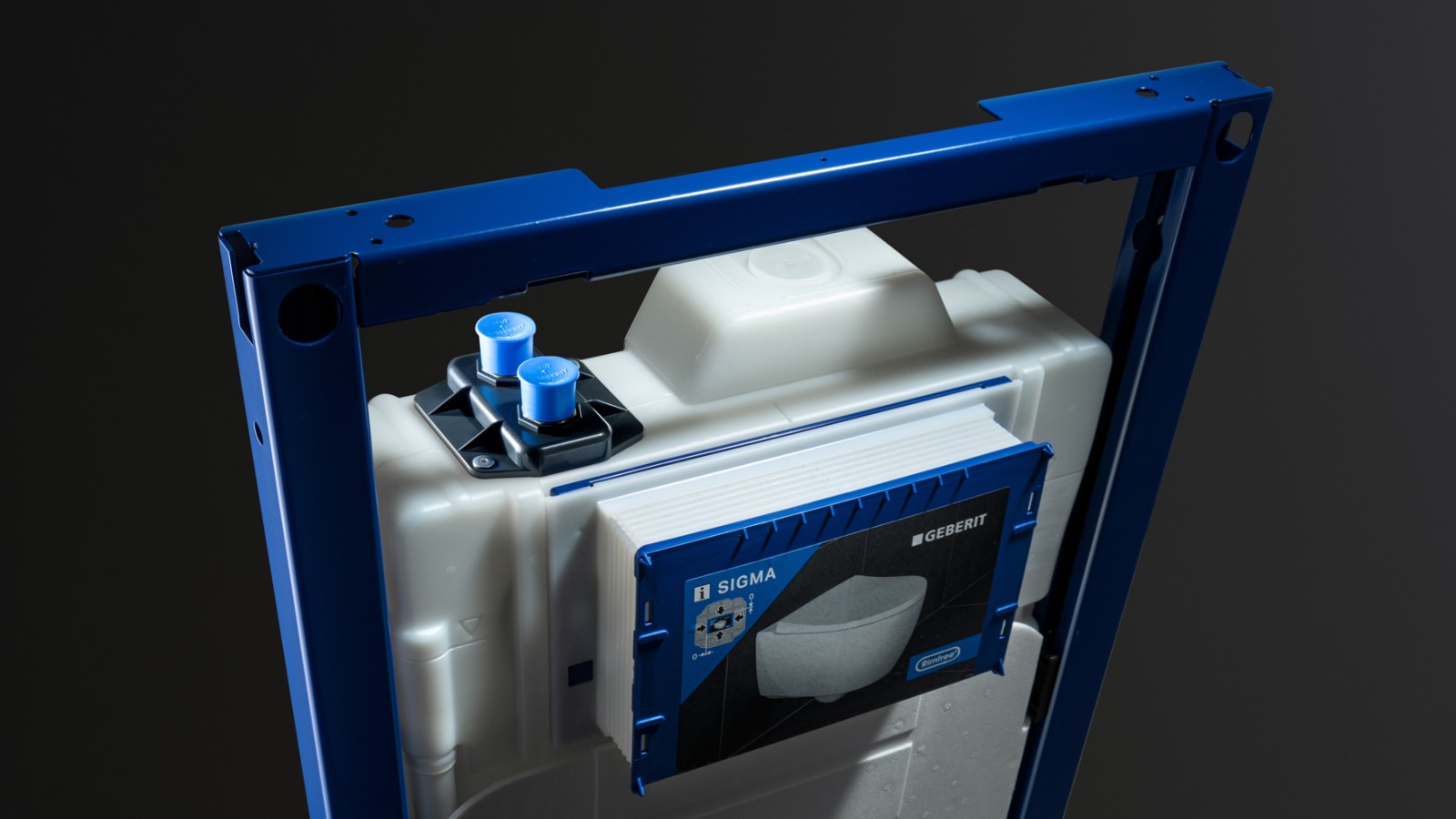 Réservoir Geberit Sigma 12 cm avec rinçage forcé intégré
