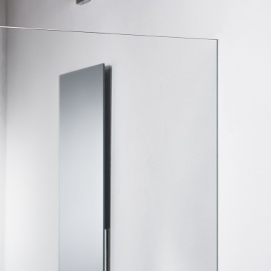 Porte miroir pour niche de rangement en option