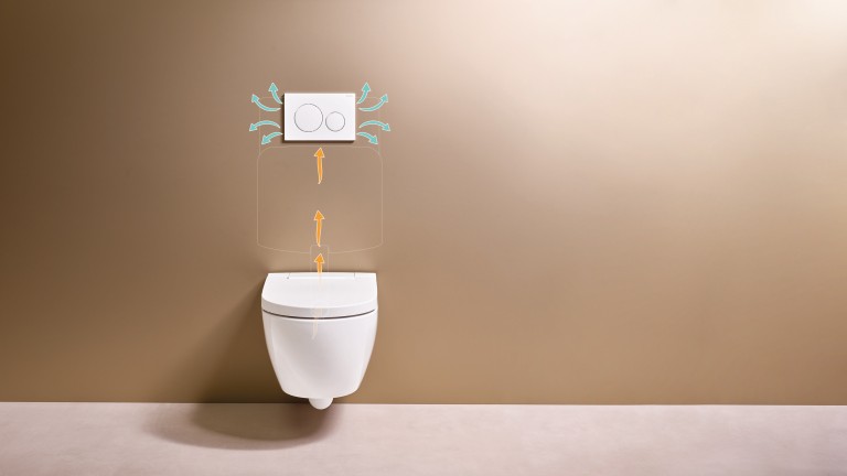 Télécommande Geberit AquaClean Pour WC Mera Classic – Modèle 245.830.01.1, Dès Année 2024, Blanche