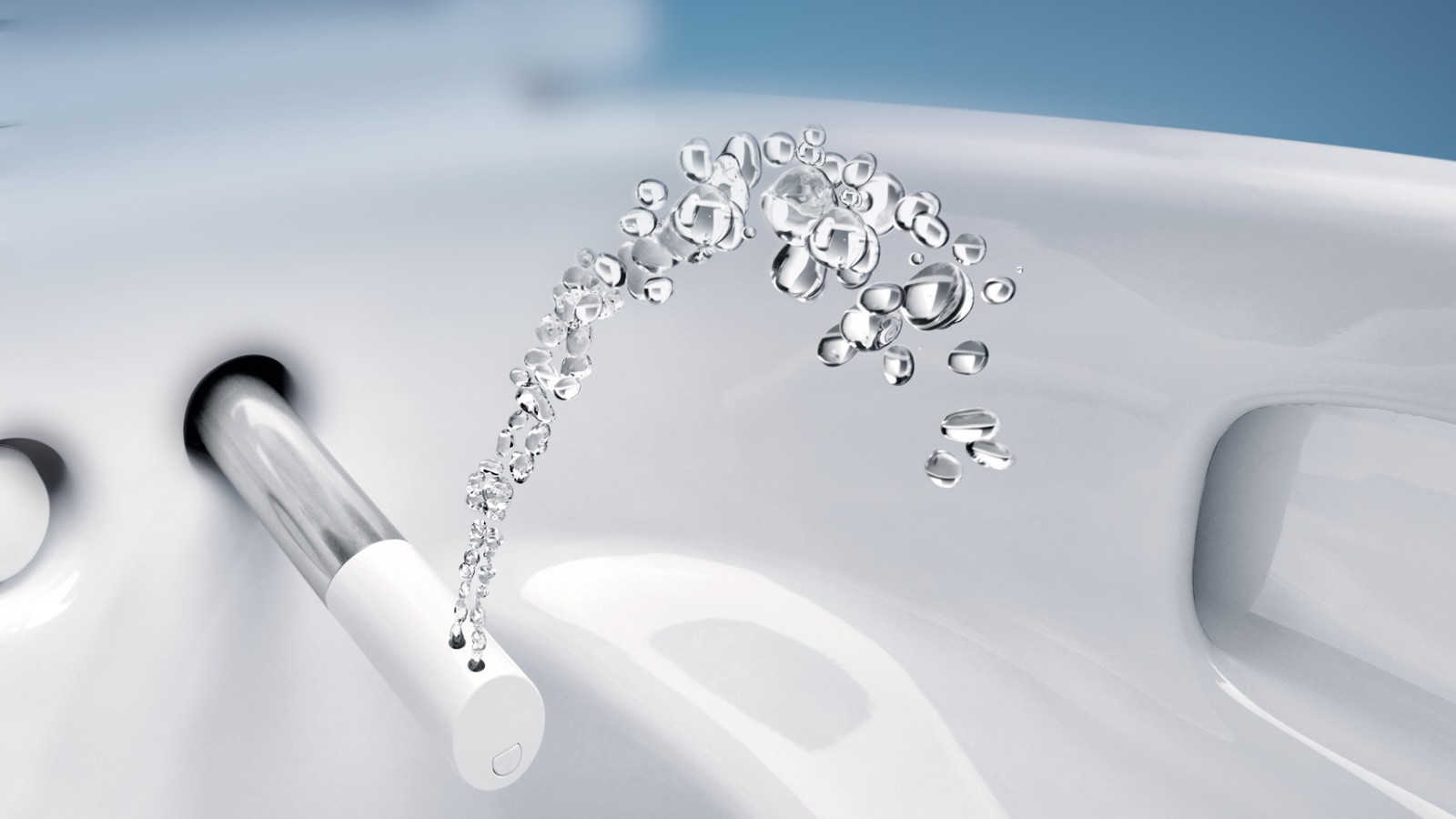 Technologie de douchette Geberit WhirlSpray