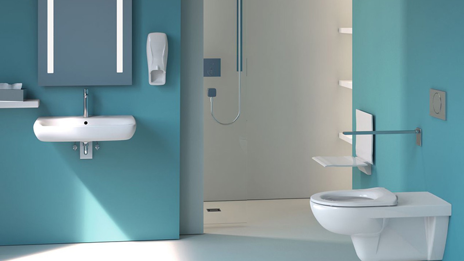 Salle de bain hôpital
