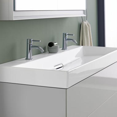 Lavabo double classique Geberit ONE