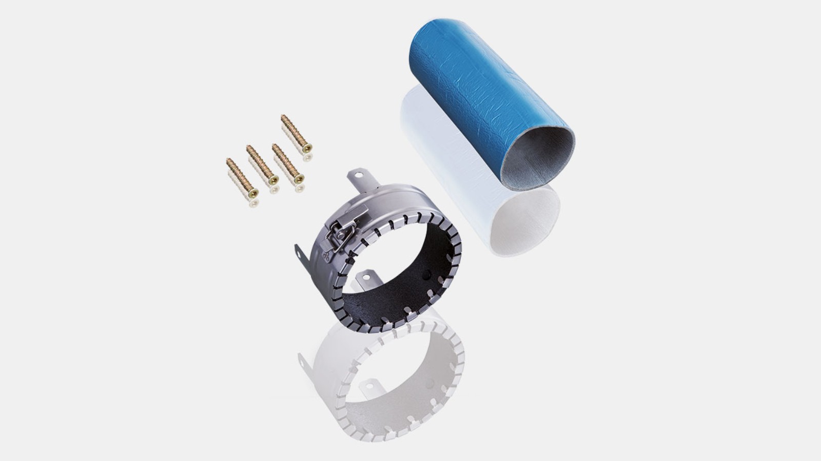 Manchette coupe-feu Geberit pour tubes d'évacuation Geberit Silent-PP Manchette coupe-feu Geberit pour tubes d'évacuation Geberit Silent-PP