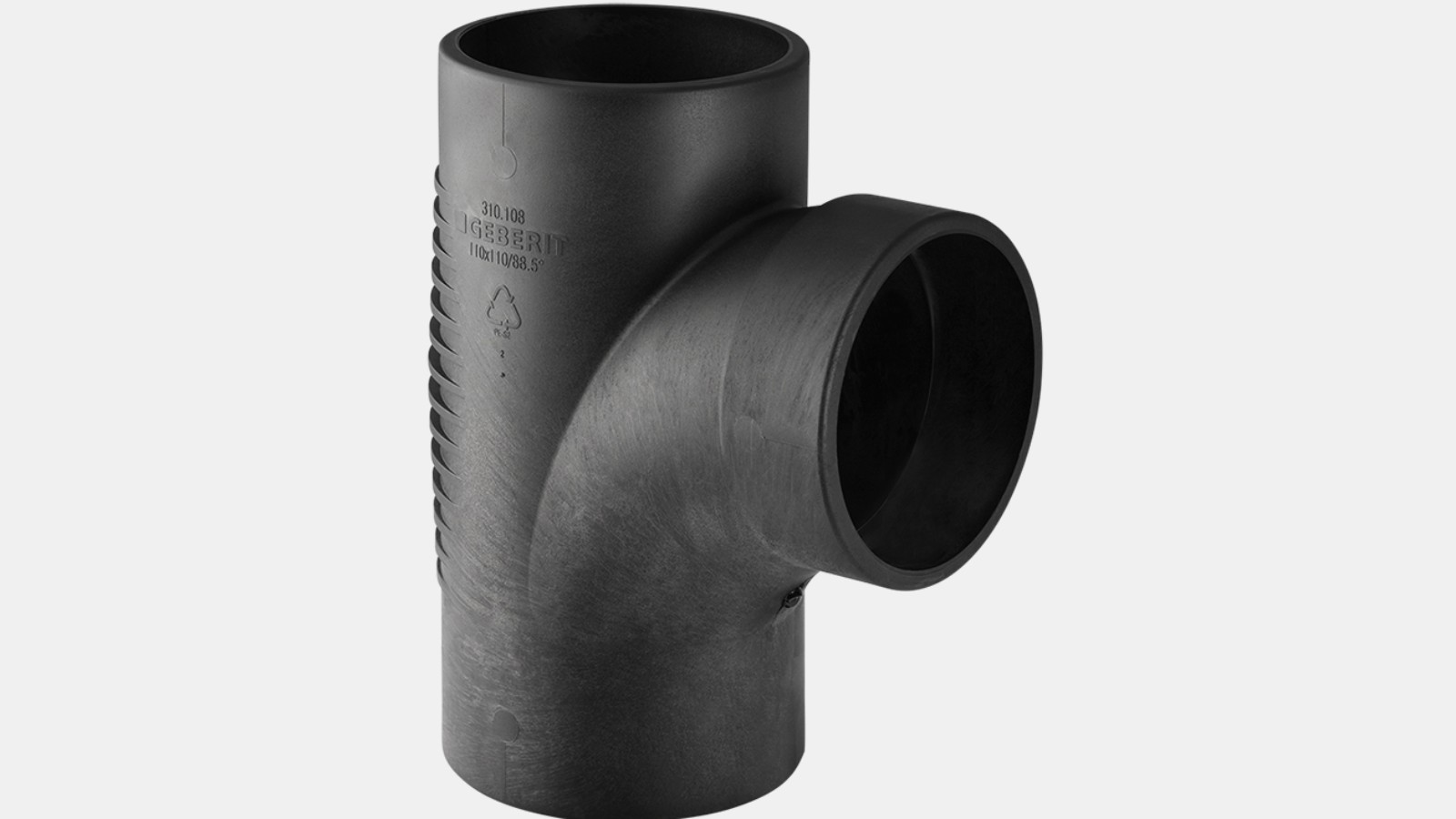 Té pied-de-biche 88,5° Geberit Silent-db20 Té pied-de-biche 88,5° Geberit Silent-db20