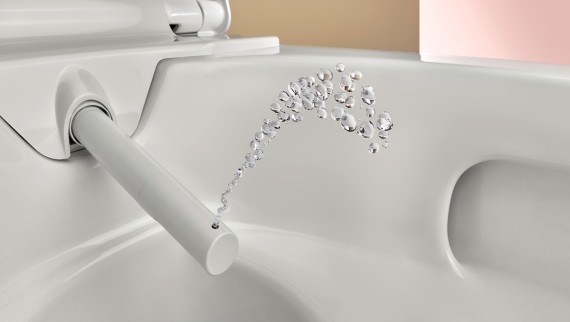Techonologie Whirlspray avec le WC lavant AquaClean Alba Techonologie Whirlspray avec le WC lavant AquaClean Alba