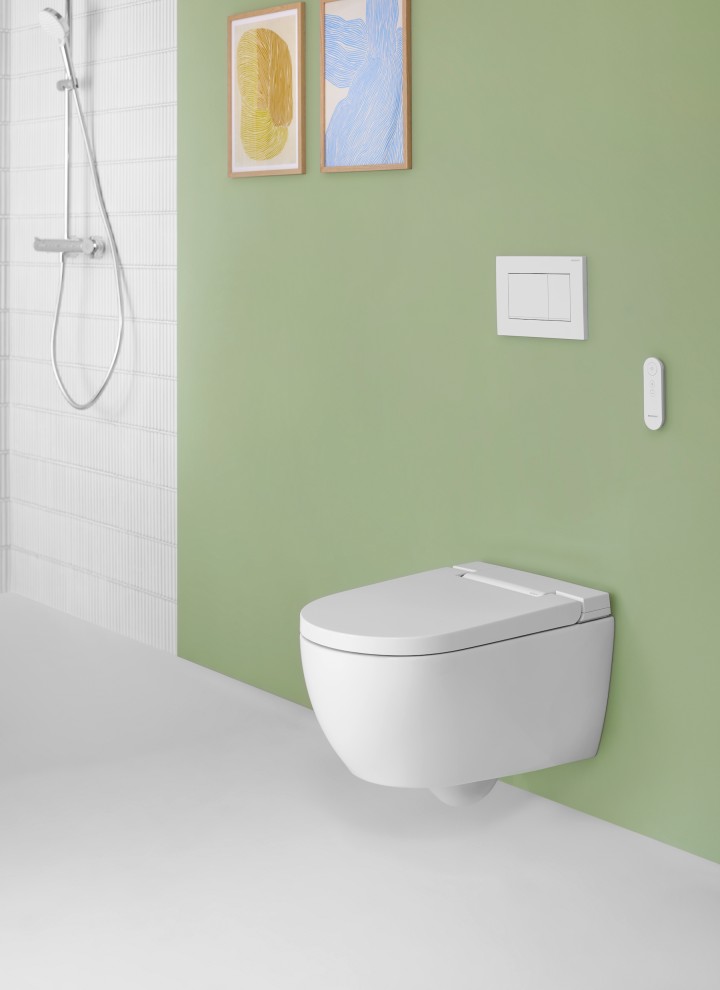 WC moderne Geberit AquaClean Alba