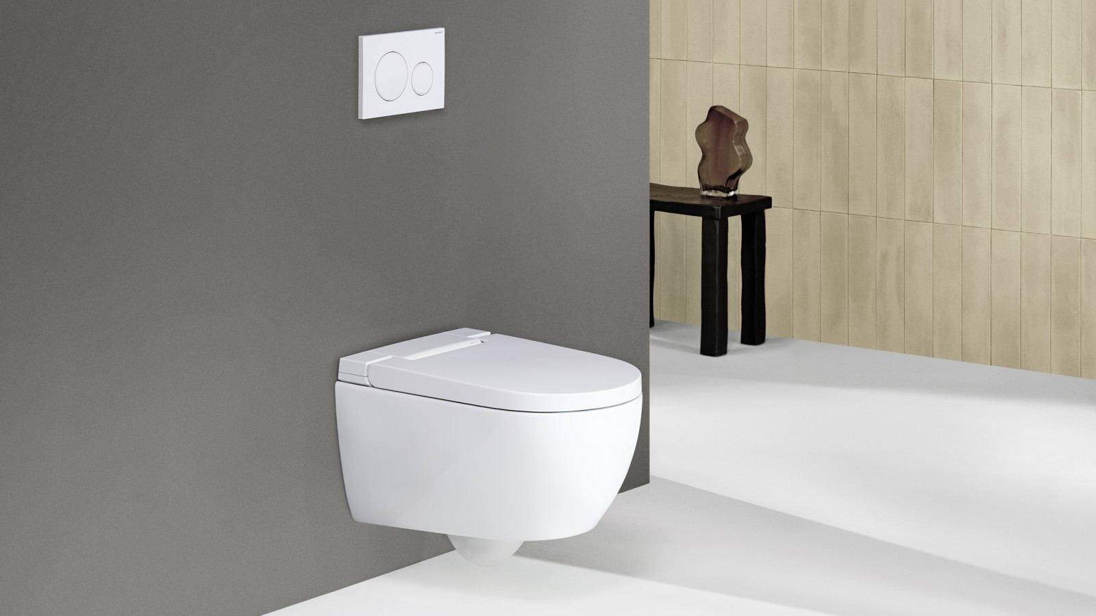 Geberit AquaClean Alba avec commande déportée Sigma20 Geberit AquaClean Alba avec commande déportée Sigma20