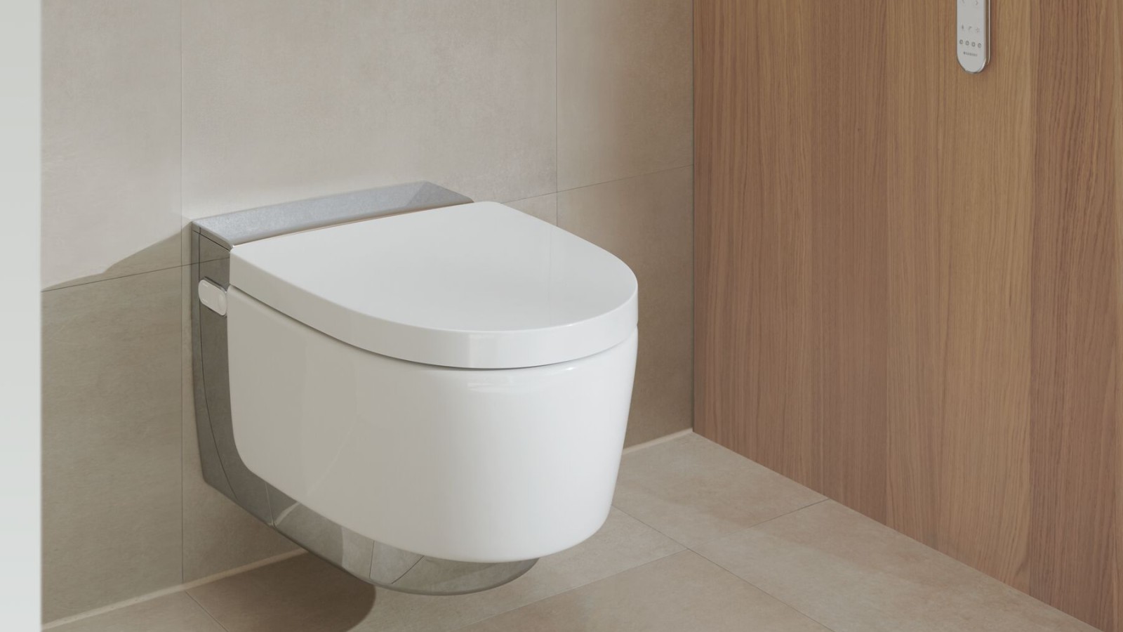 Le WC lavant AquaClean Maïra nettoie en douceur votre zone intime avec de l'eau.