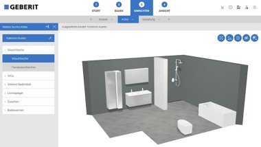 Illustration du Planificateur de salle de bains 3D
