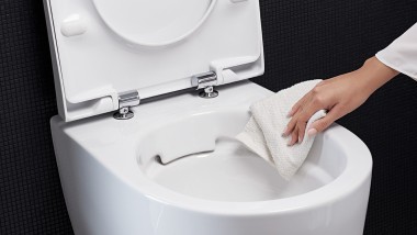 WC Geberit Citterio avec émail spécial KeraTect®