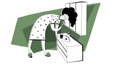 La hauteur d'installation des différents éléments de la salle de bains a son importance – pour les grands comme pour les petits