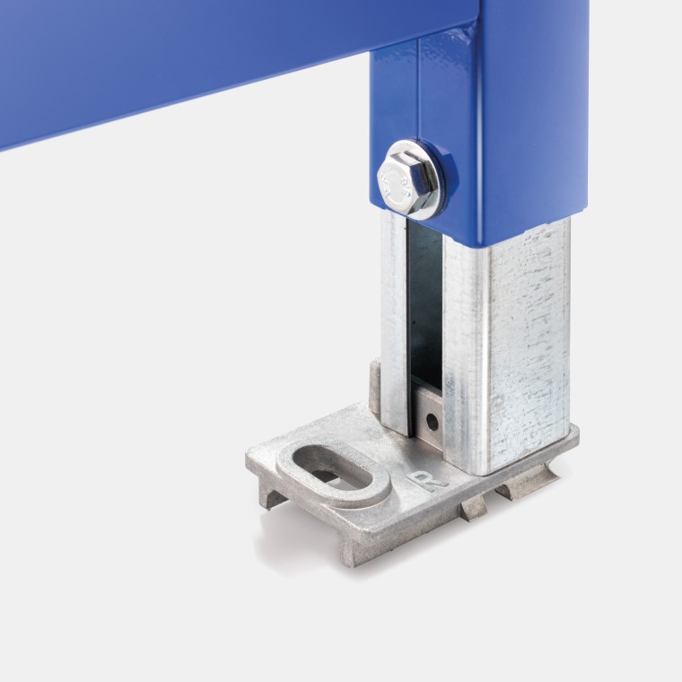 Plaque de pied avec espace creux Plaque de pied avec espace creux