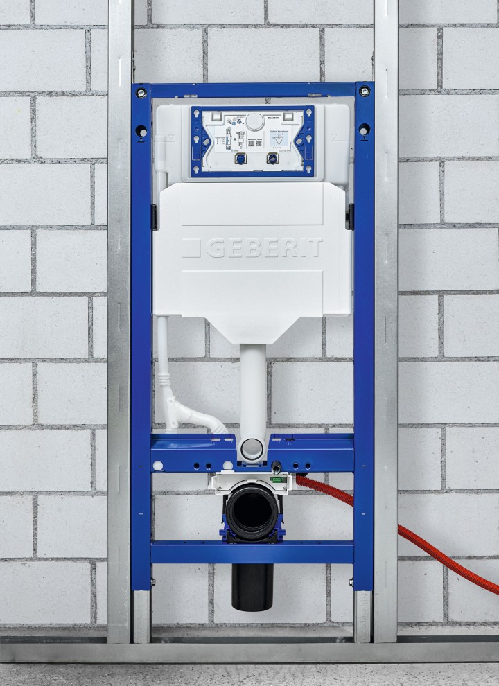 Raccordement électrique intégré dans l'élément d'installation WC Raccordement électrique intégré dans l'élément d'installation WC