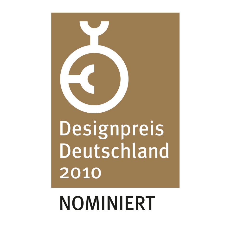Nominé pour le Designpreis Deutschland 2010 Nominé pour le Designpreis Deutschland 2010