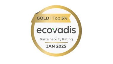 Médaille d'or d'EcoVadis pour la gestion de la durabilité de Geberit (© Geberit)