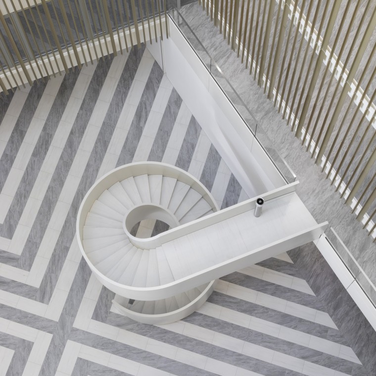 L’atrium central ne se limite pas à être un lieu de rencontre ; il constitue également un élément clé du système de ventilation (© Ana Skobe)