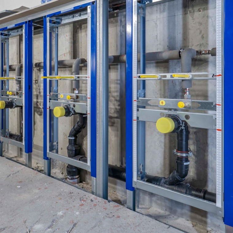 Installation avec Geberit Duofix