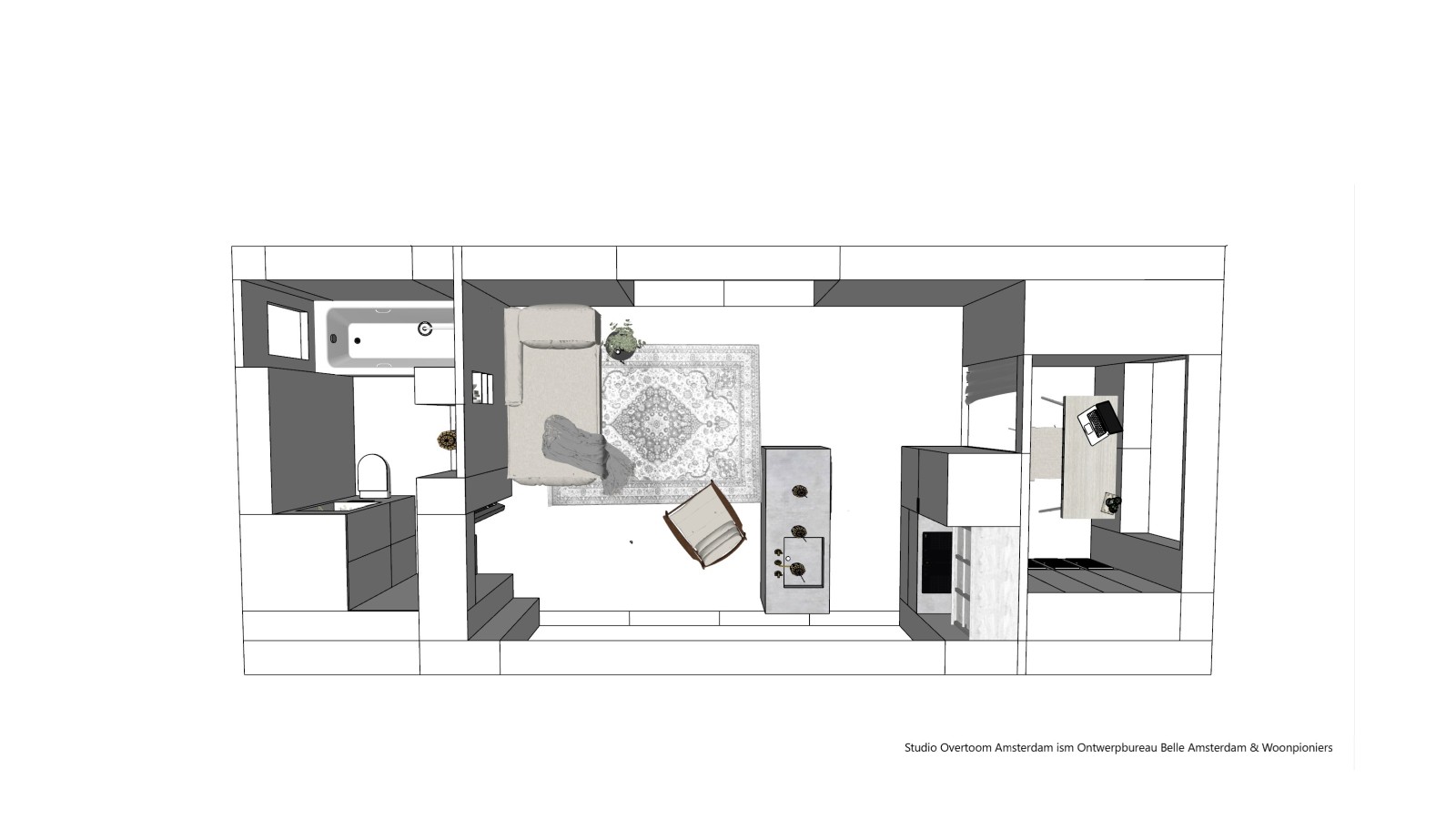 Illustration « tiny house » (© Woonpioniers)