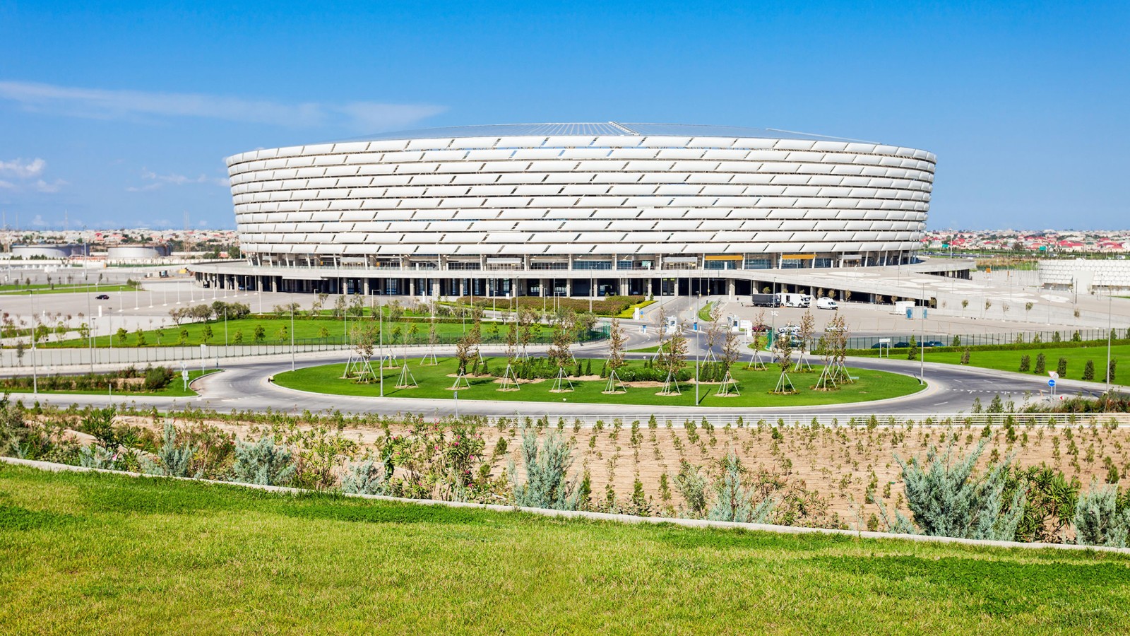 Baku Olimpiyat Stadyumu, Bakou, Azerbaïdjan ((© Andrey Khrobostov / Alamy Stock Photo)