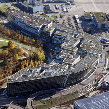 Vue aérienne de The Circle à Zurich (© Flughafen Zürich AG) Vue aérienne de The Circle à Zurich (© Flughafen Zürich AG)