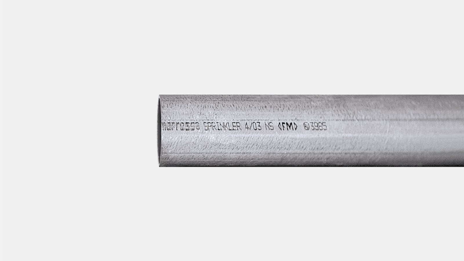 Tube Geberit Mapress Acier Carbone, intérieur et extérieur galvanisés