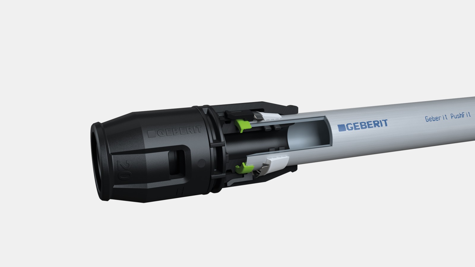 Connexion sécurisée du système de canalisation Geberit PushFit Connexion sécurisée du système de canalisation Geberit PushFit