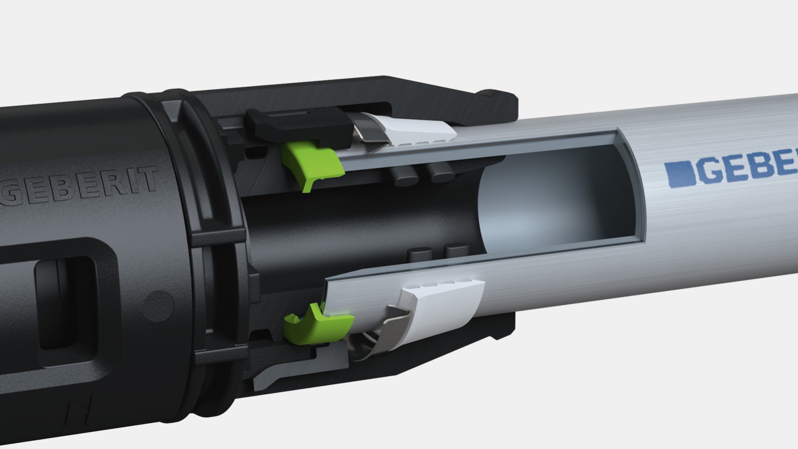 Geberit PushFit avec deux joints toriques Geberit PushFit avec deux joints toriques