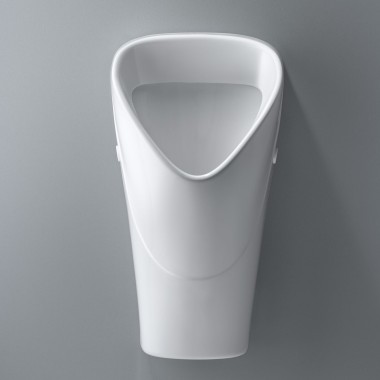 L'urinoir trigonal Geberit Renova, facile à nettoyer, pour des installations rentables
