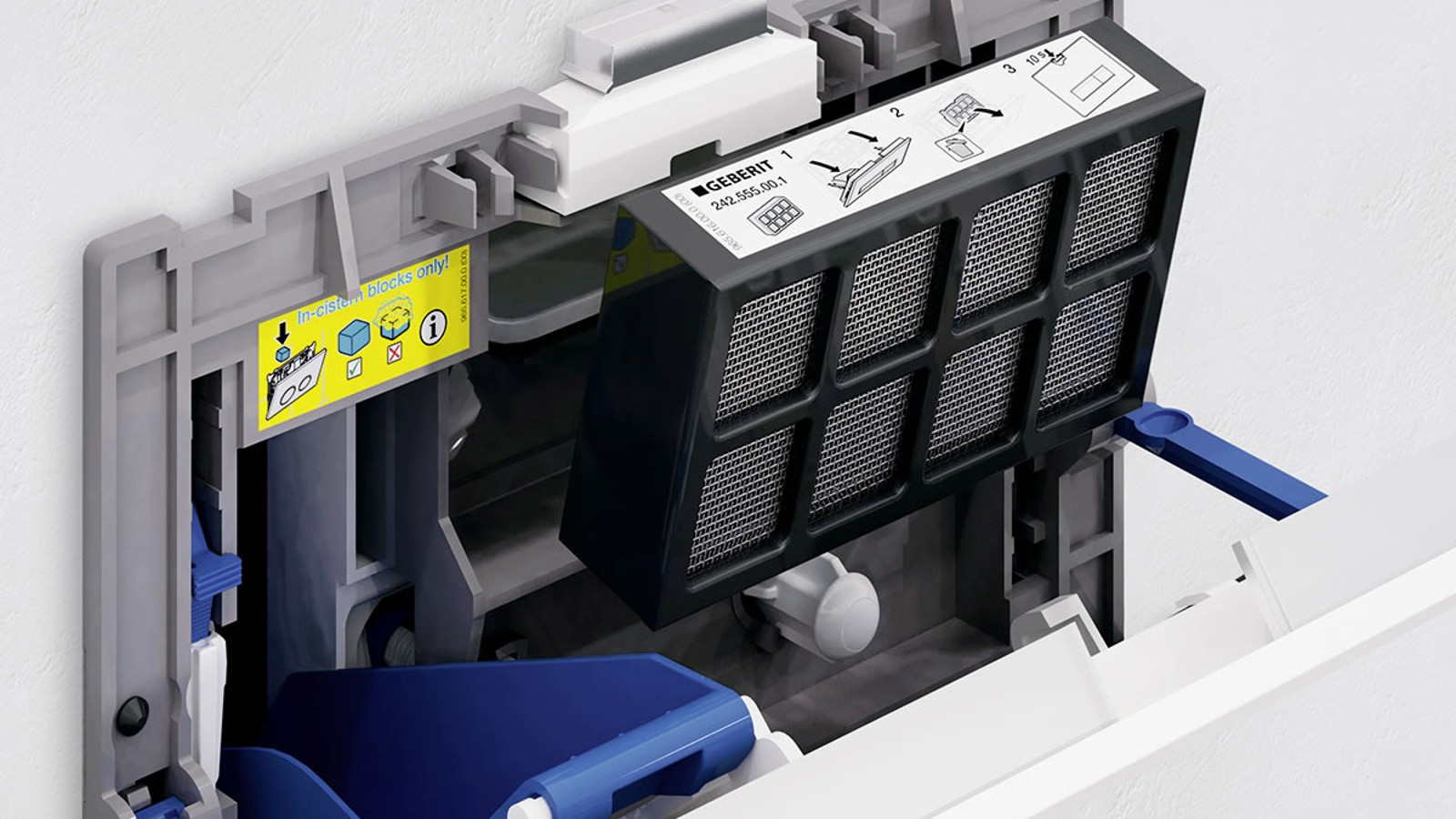 Geberit DuoFresh, modèle antérieur à 2019