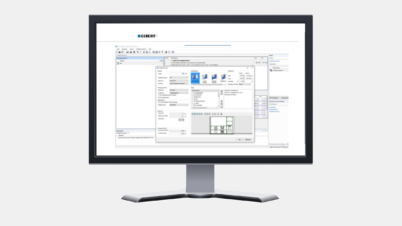 Geberit propose une large gamme d'outils de planification numérique pour les professionnels, tels que Geberit ProPlanner Geberit propose une large gamme d'outils de planification numérique pour les professionnels, tels que Geberit ProPlanner
