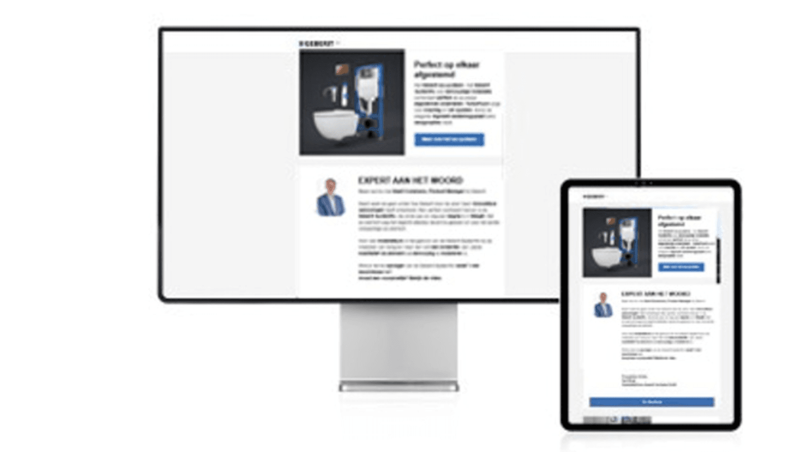 Newsletter pour les professionnels (© Geberit) Newsletter pour les professionnels (© Geberit)