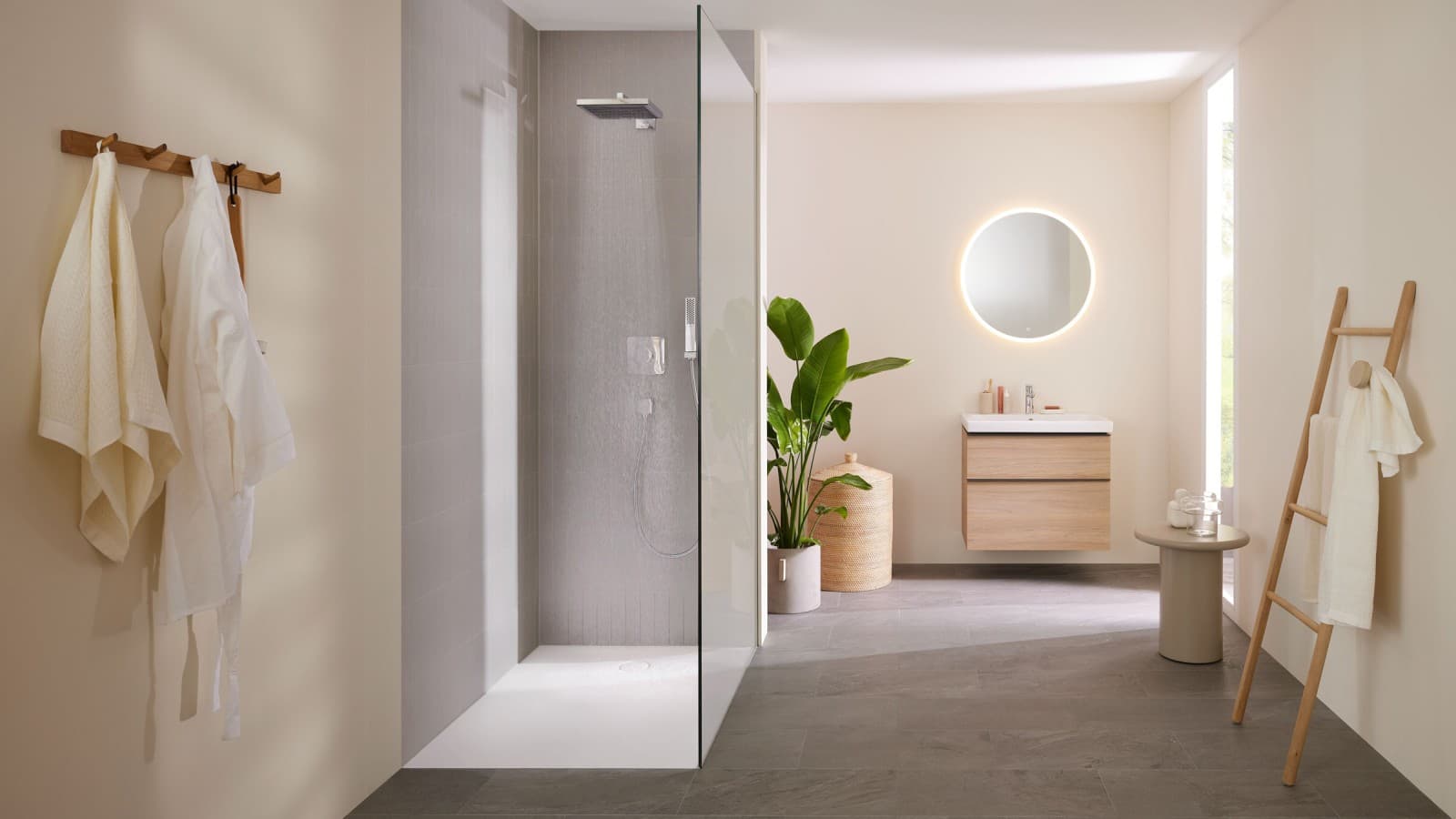 Salle de bains avec meuble Geberit iCon Salle de bains avec meuble Geberit iCon