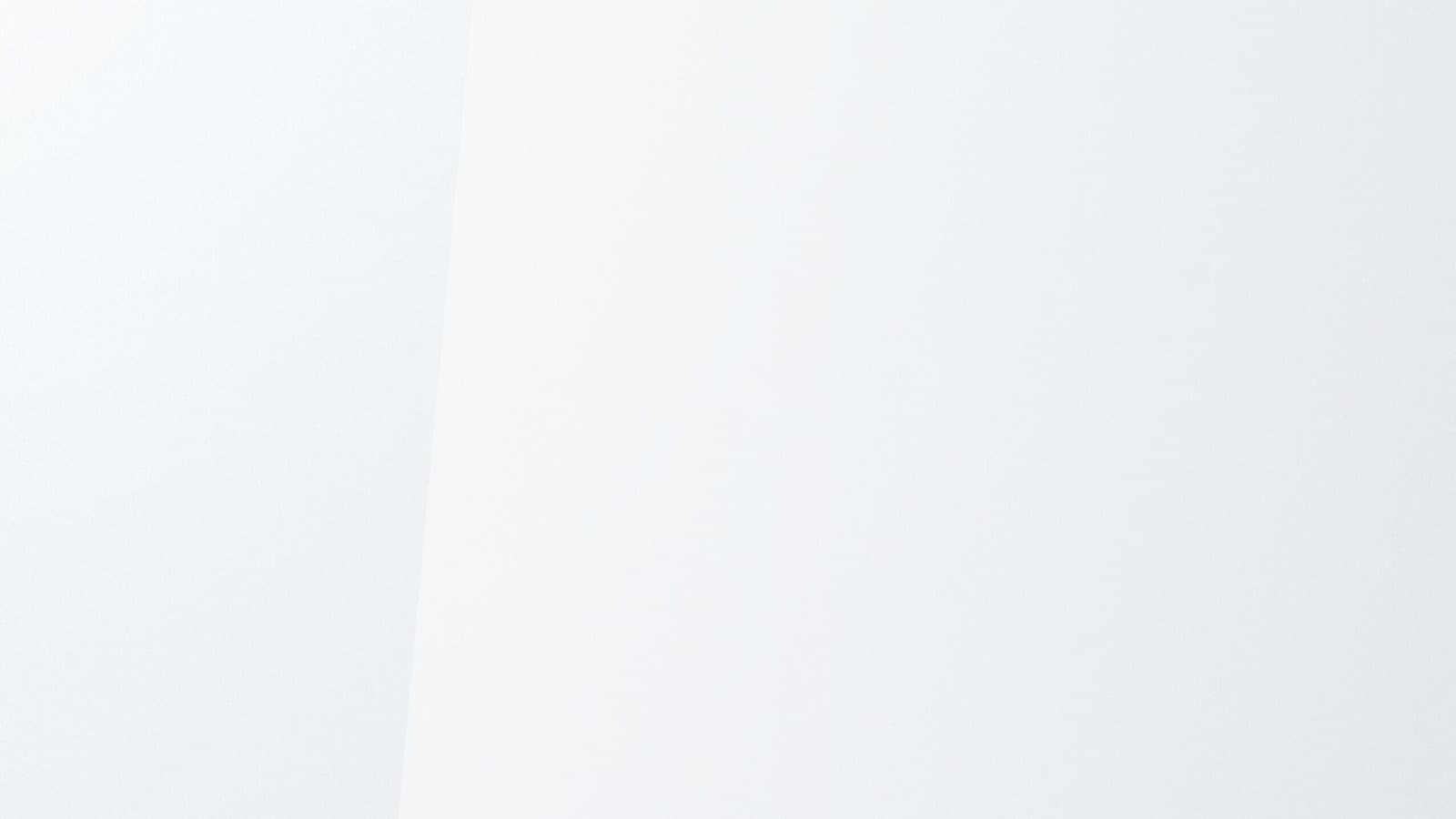 Verre brillant : revêtement frontal Monolith couleur blanc Verre brillant : revêtement frontal Monolith couleur blanc