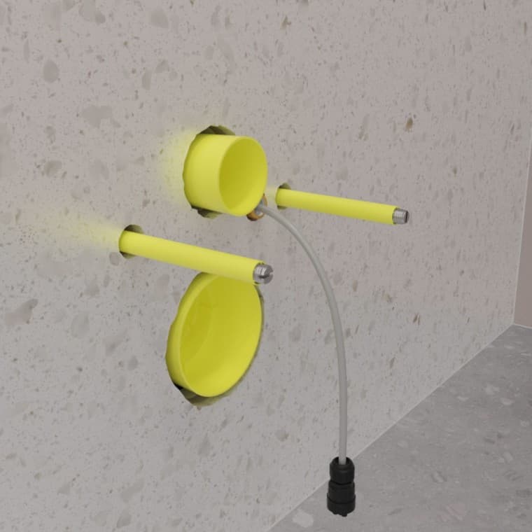 Séparation des corps de métiers grâce à des raccordements préparés Séparation des corps de métiers grâce à des raccordements préparés