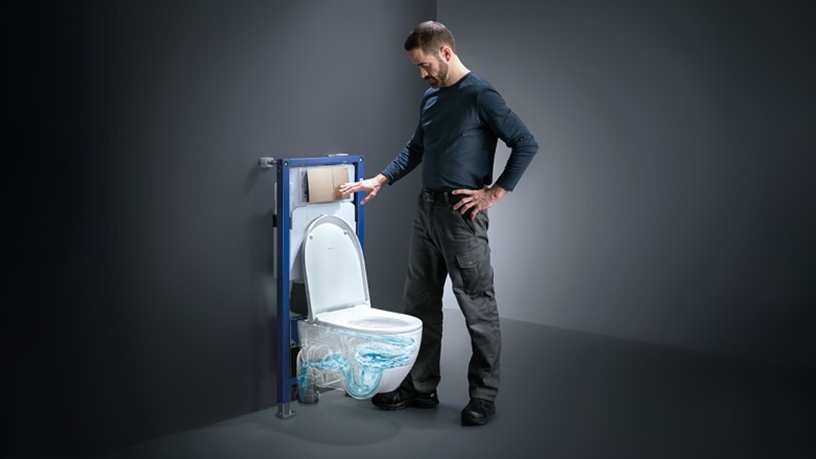 Des performances exceptionnelles avec la technique de rinçage Geberit et le WC Geberit Acanto Des performances exceptionnelles avec la technique de rinçage Geberit et le WC Geberit Acanto