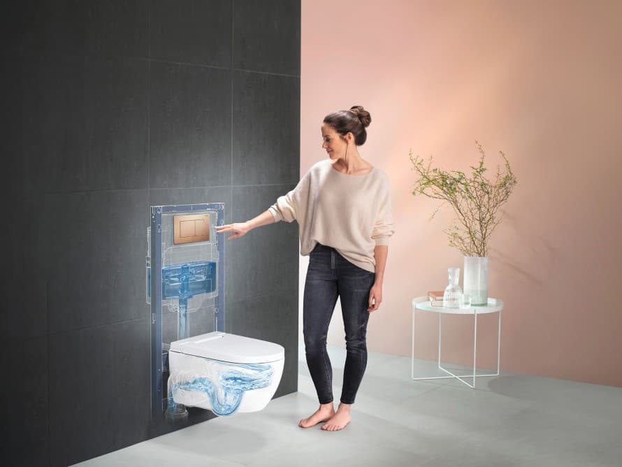 Une plaque de déclenchement Geberit pour WC doit porter le même nom de type que le réservoir derrière le mur – Sigma ou Omega Une plaque de déclenchement Geberit pour WC doit porter le même nom de type que le réservoir derrière le mur – Sigma ou Omega